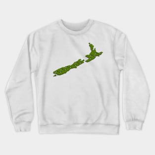 Footsteps across New Zealand Crewneck Sweatshirt